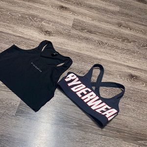 Ryderwear crop & bra bundle